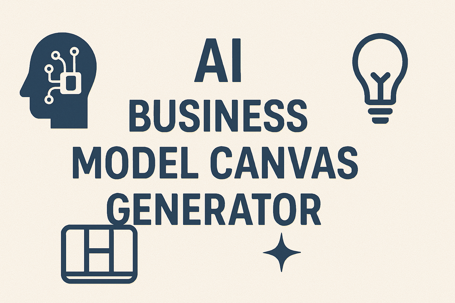 AI Business Model Canvas Generator - Create strategic business models with artificial intelligence