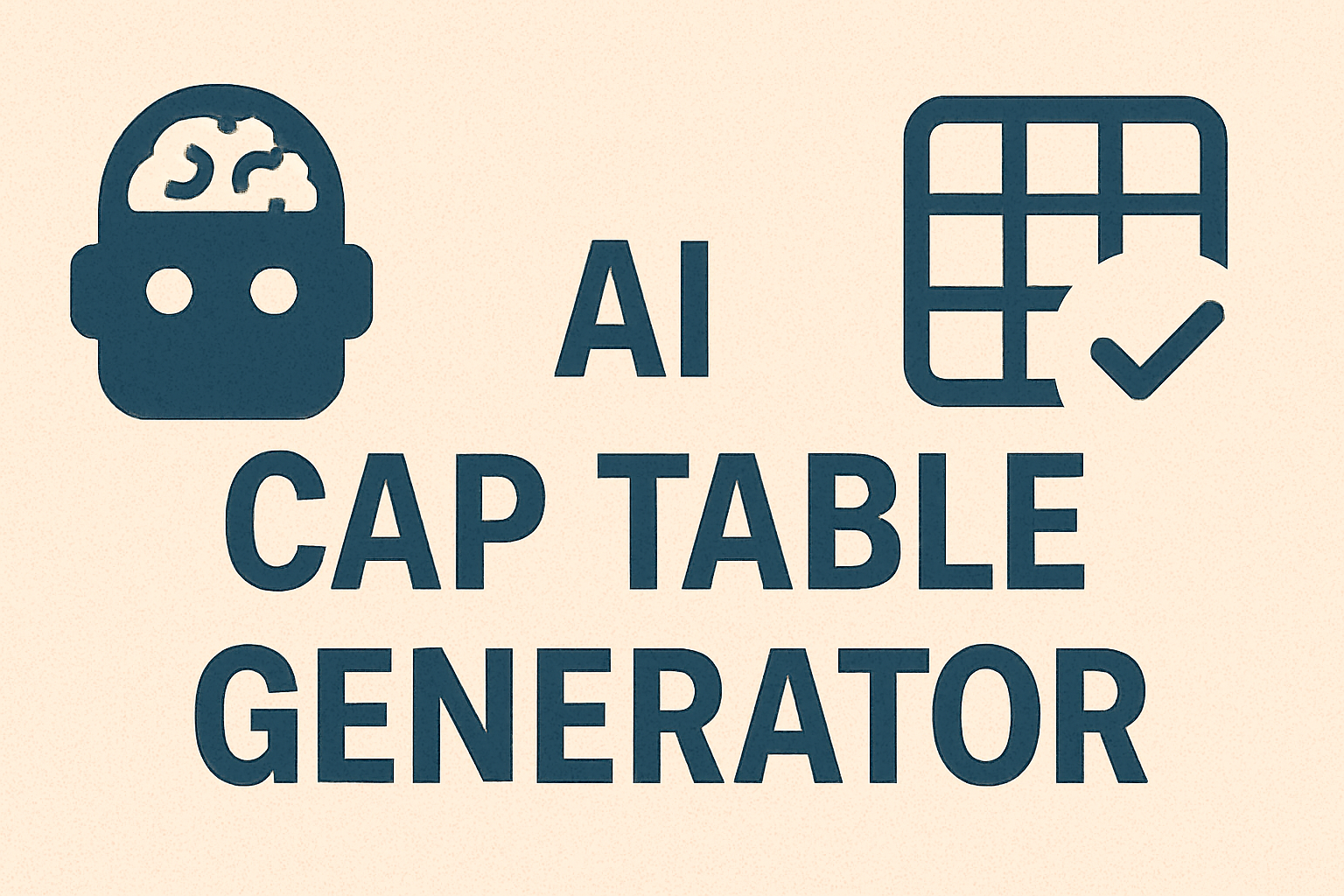 AI Cap Table Generator - Create accurate equity tracking with artificial intelligence