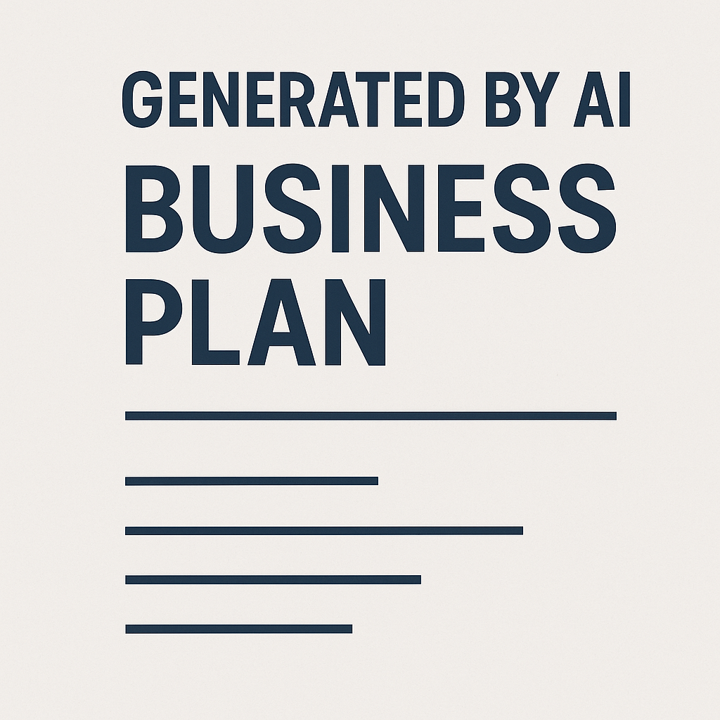 Business plan example created with our AI Business Plan Generator